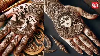 Navratri mehndi design