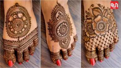 Karwa Chauth Leg Mehndi Design