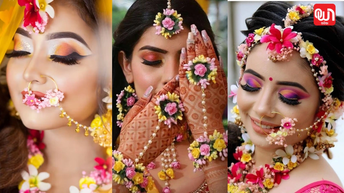 Flower Jewellery for Haldi