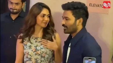 Dhanush and Mrunal Thakur