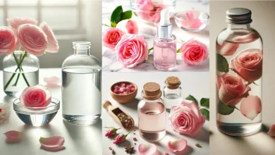 Rose and lemon water toner