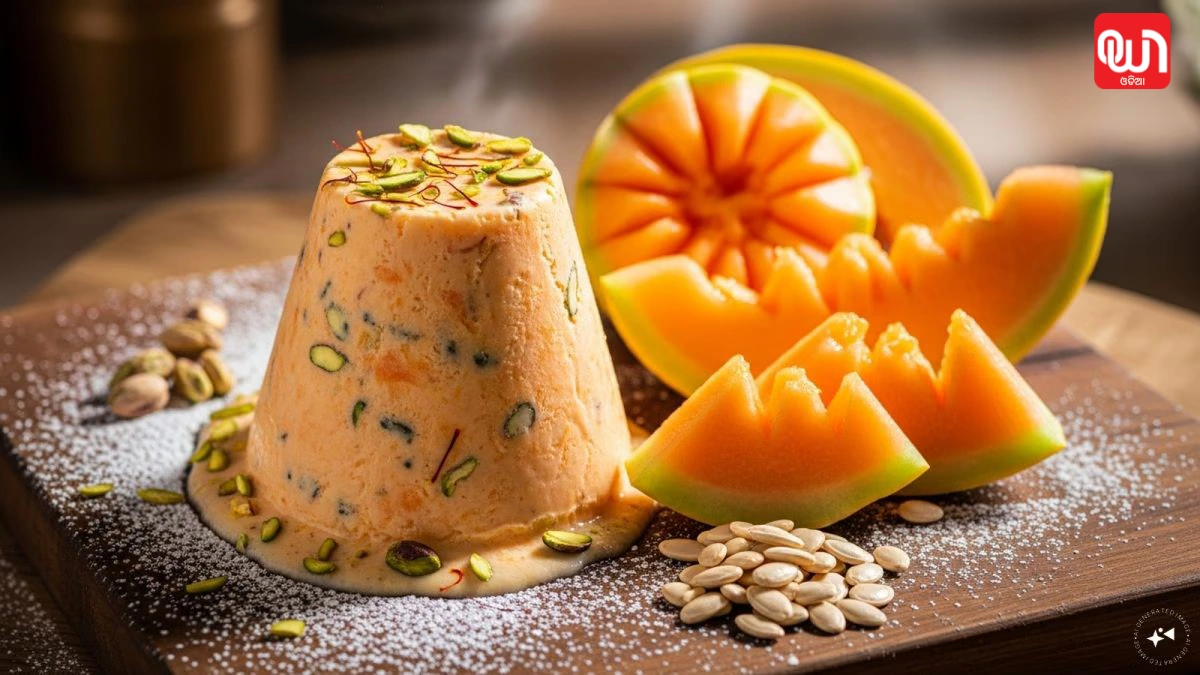 Melon malai kulfi recipe
