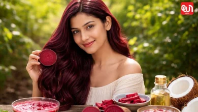 Natural hair dye beetroot juice