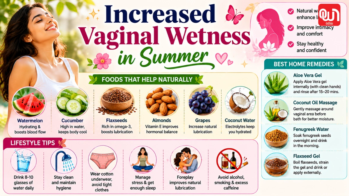 Increased Vaginal Wetness in Summer