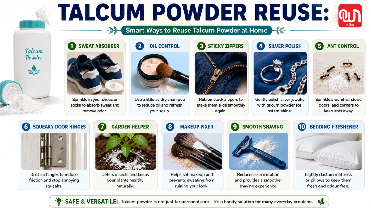 Talcum Powder Reuse