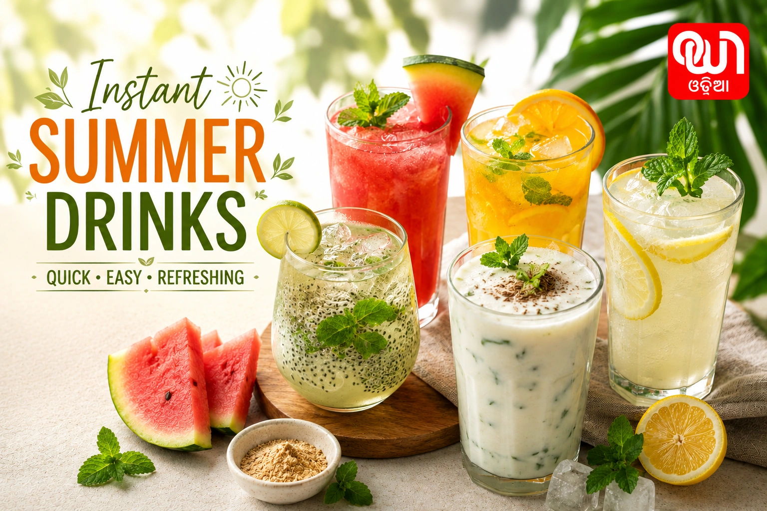 Instant Summer Drinks