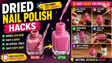 Dried Nail Polish Hacks