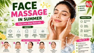 Face Massage in Summer