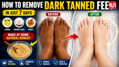 How to Remove Dark Tanned Feet
