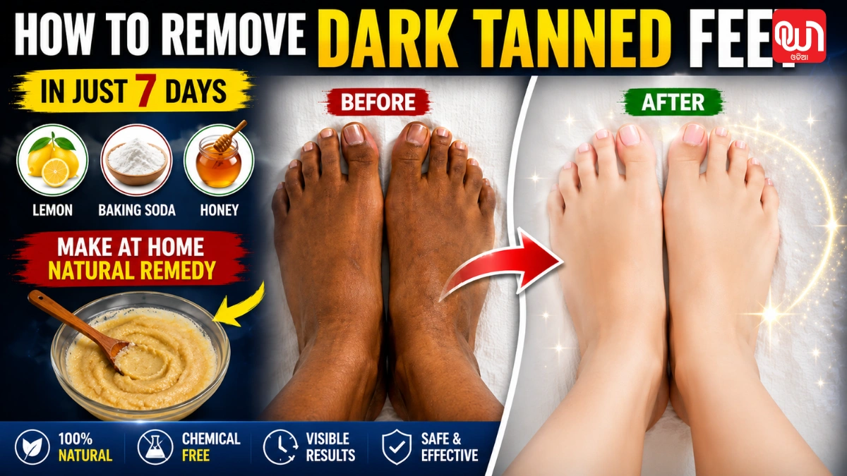 How to Remove Dark Tanned Feet