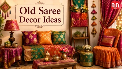 Old Saree Decor Ideas