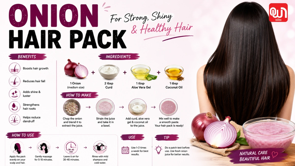 Onion Hair Pack
