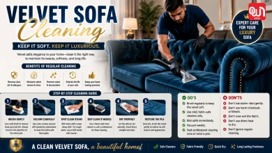 Velvet Sofa Cleaning